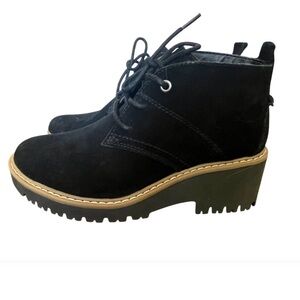 Black Suede Boots-White Mountain- NWOT size 6.5